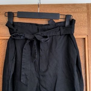 Massimo Dutti Paper Bag Trousers